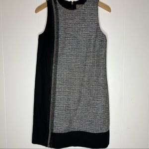 Space Styled Concept Tweed Beaded Mini Dress Sz 40